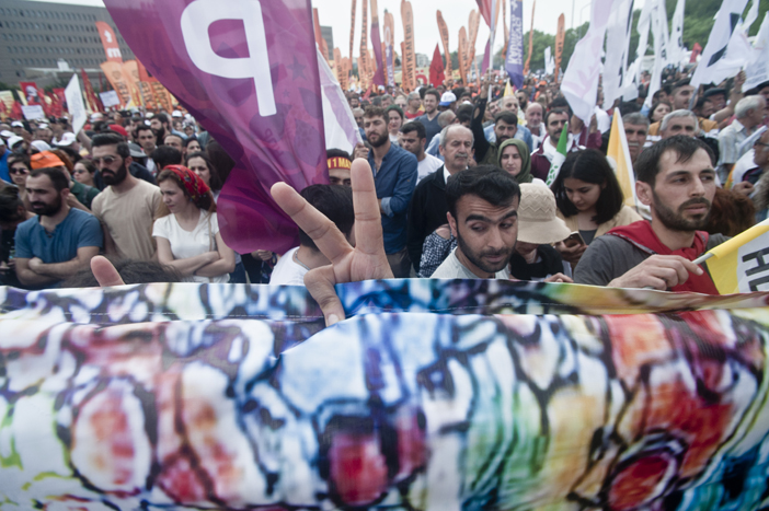 İstanbul'da 1 Mayıs 2019 kutlamalarından kareler